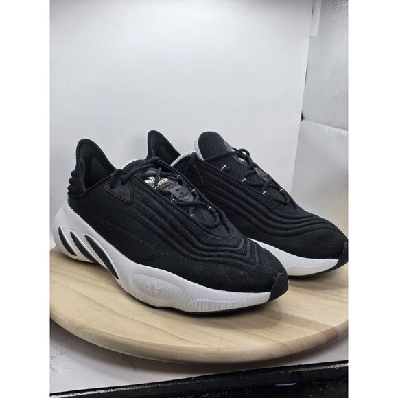 MEN'S ADIDAS ADIFOM SLTN Black / Core Black / Cloud White HP6477 Shoes Size 12 - Picture 5 of 8